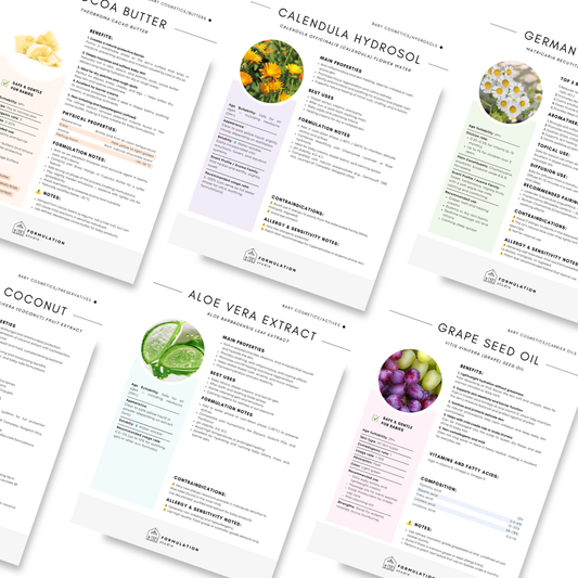 Baby-Safe Cosmetic Formulation Ingredient Guide (PDF)