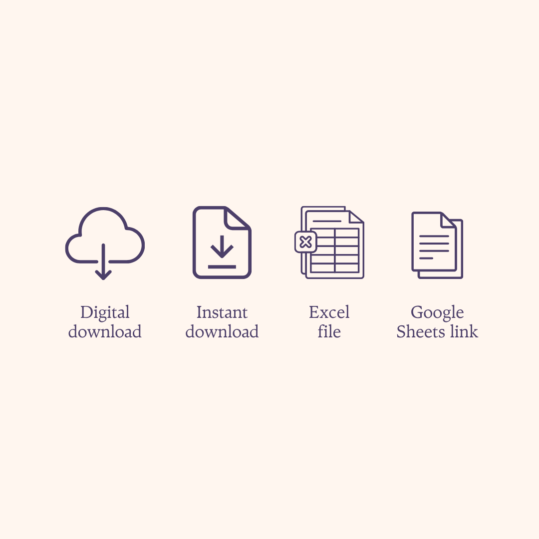 Skincare Formulation Excel Template – Cosmetic Recipe & Ingredient Inventory Planner